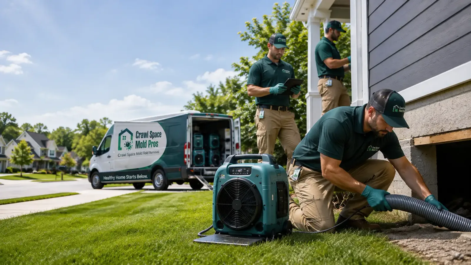 Crawl Space Mold Removal in Champion, NE